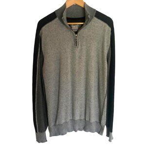 BKE Grey Quarter Zip Pullover Sweater XLarge